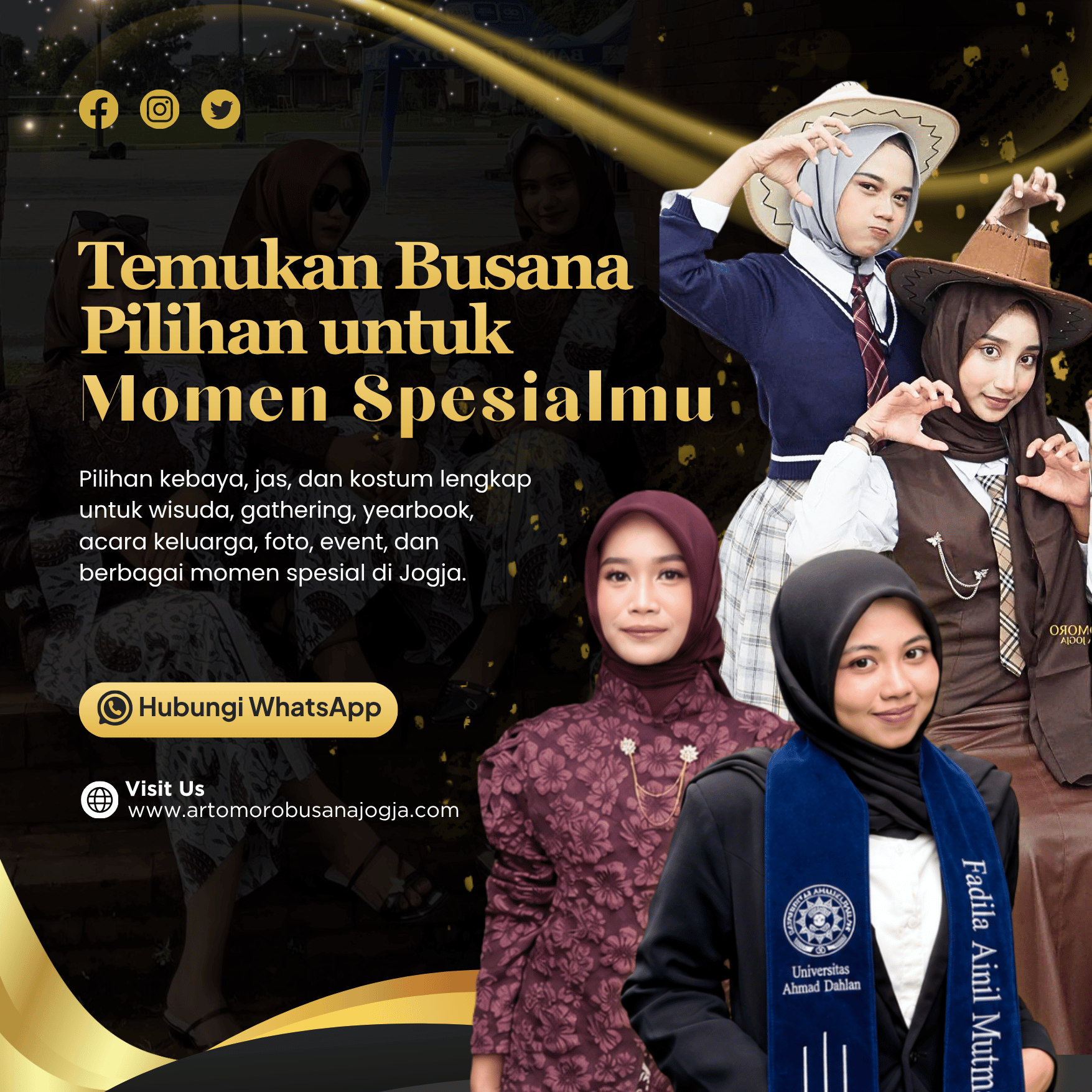 Sewa Kebaya Jogja • Sewa Jas Jogja • Sewa Kostum Jogja